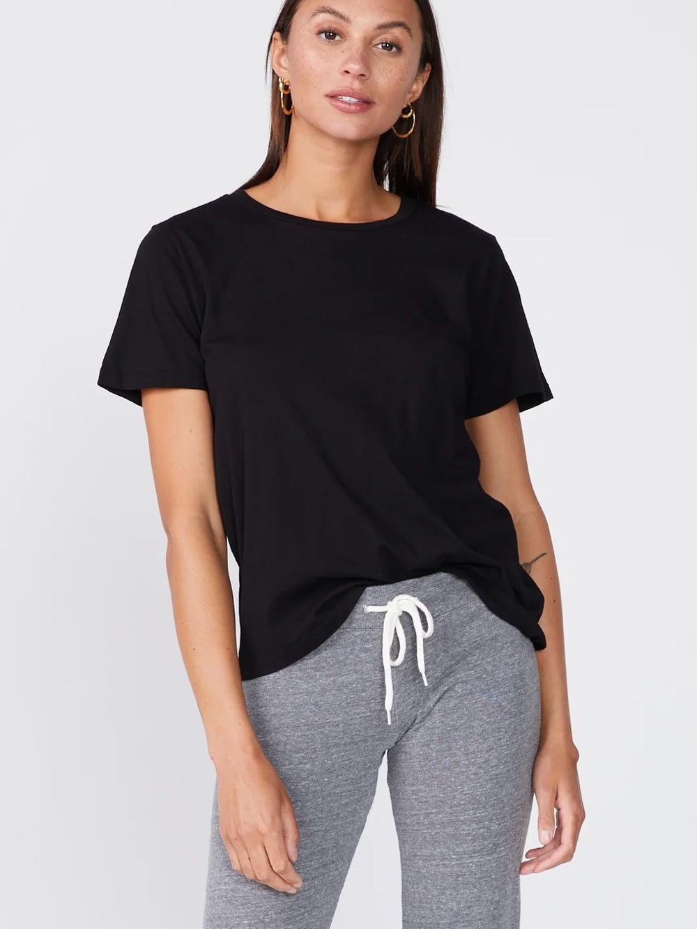 Monrow Super Fine Jersey Oversized Crew Neck Tee